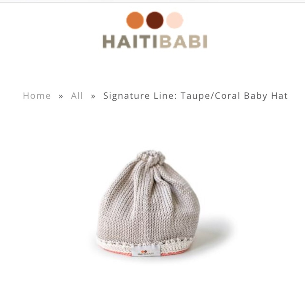 NWOT HaitiBabi hat